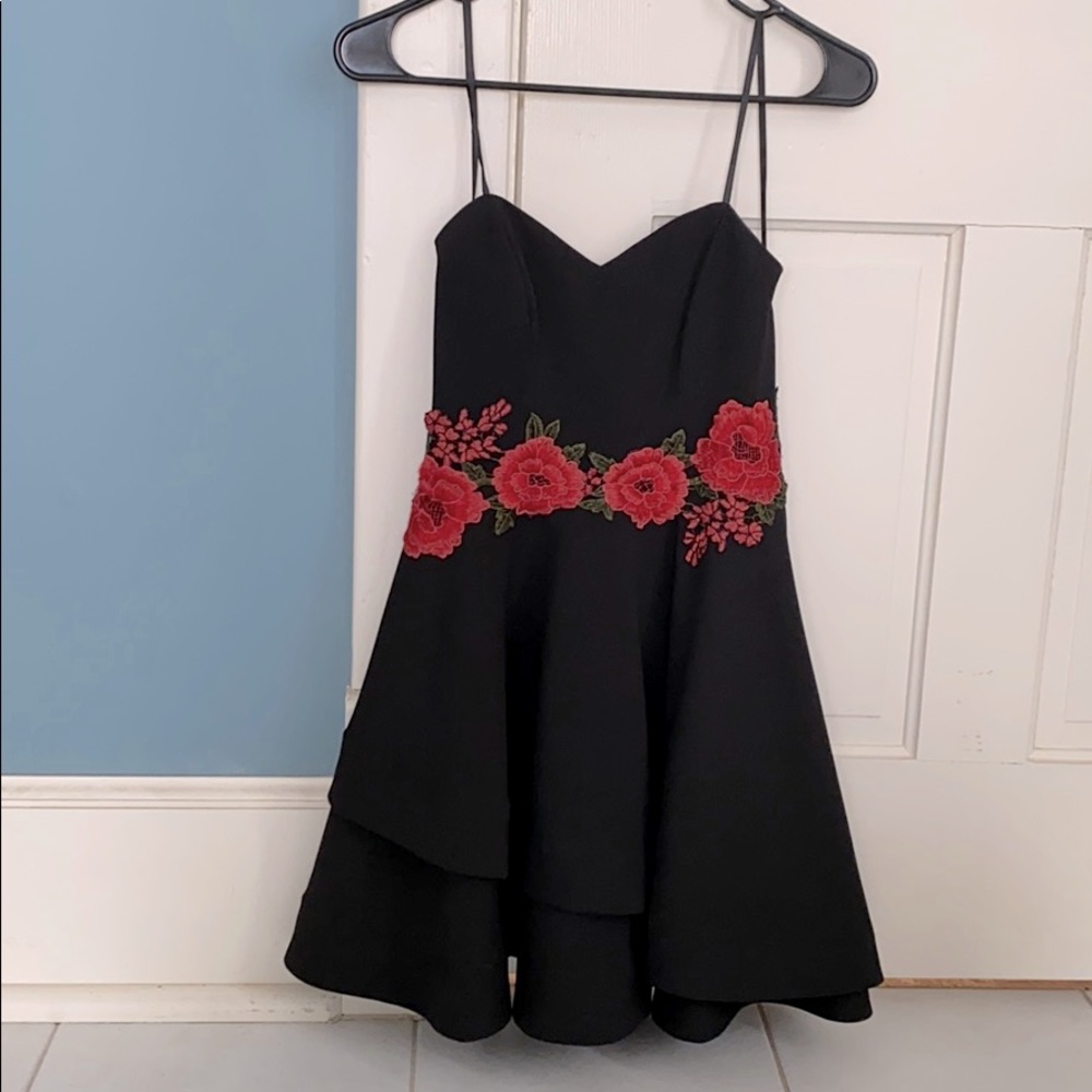 Black event dress